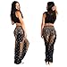 Produktbild routinfly Women Yoga Pants, Ladies Men Unisex Thai Harem Hosen Boho Festival Hippie Kittel hohe Taille