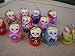 Produktbild NEW 12 WOODEN PAINTED BABUSHKA RUSSIAN DOLL KEYRINGS KEY RINGS CUTE! HB by Henbrandt
