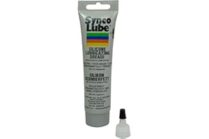 Super Synco Lube 92003 - Silikon Schmierfett mit Syncolon (PTFE) + 10201 Aufsatz/Applicator