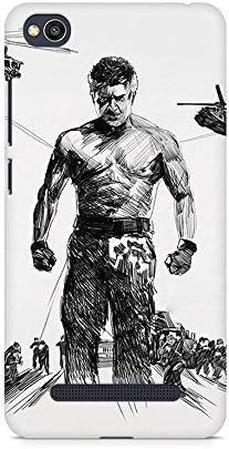 Mobicture Mass Hero Ajith Kumar in His Upcoming Movies Artwork Designer Printed Hard Case Cover - [Hard Poly Carbonate] [Slim-fit] [Shock-Proof] Back Cover for Xiaomi Redmi 4A