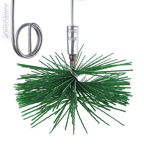 Jumbo-Shop 150mm Kaminbesen Schornsteinbesen KUNSTSTOFF Kehrbesen Schornsteinfeger Besen Kamin reinigen für PLEWA Rohr Edelstahl Keramik Schornstein - 3