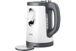 Bollitore Elettrico LAICA Dual Flo con erogazione di una singola tazza, Capacità 1.5 L