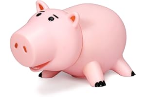 GDGZT Hamm Piggy Bank, Cute Pink Piggy Banks for Kids, Unbreakable Money Bank for Boys and Girls, Plastic Coin Bank for Christmas Birthday Gift (Pink)