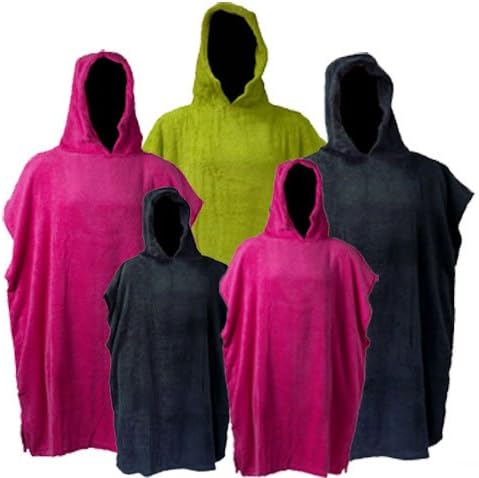 Bana Kuru SportsAge 9-12 yrs, Sports Childern's Changing Robe Navy/Black - 100% Cotton - 400gsm