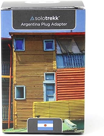 2 x Solotrekk UK to Argentina Travel Plug Adapters