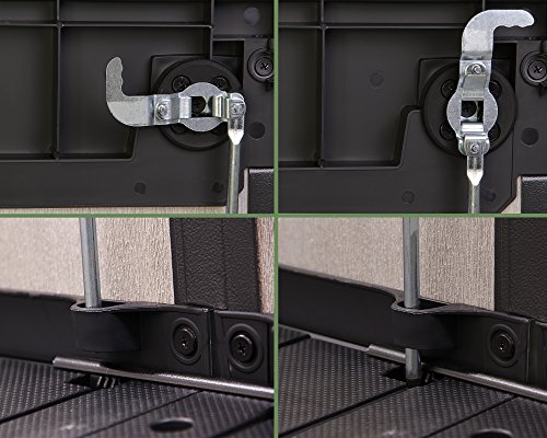 Keter Grande Store XXL Gartenbox Gerätebox abschließbar Mülltonnenbox für 3 Mülltonnen oder Fahrräder 2020 Liter - 7