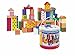 Woodyland Toddler Blocks in a Bucket with a Shape Sorting Lid (50-Piece)
