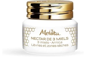 Melvita Nectar de 3 Miels Lèvres/Zones Sèches Bio, 8 g