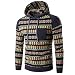 Produktbild Binggong Herren Hoodie Winter Freizeit Mit Kapuze Männer Drucken Strickjacke Kapuzenpullover Langarm Sweatshirt Jacke Mantel Abnutzung Outwear Sweatjacke Kapuzenjacke Oversize