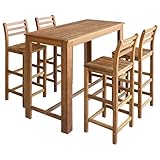 Unser Barmöbel-Set wird sich dank seinem rustikalen Design für eine Vielzahl von Einrichtungen, wie zum Beispiel Wohnungen, Büros, Bars und Cafés eignen.