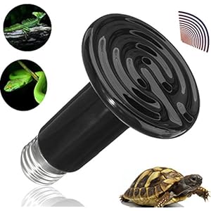 LQZ 150W Schwarze Keramik-Wärmelampe Heizstrahler Wärmelampe Dunkelstrahler Reptil Terriarien Heizung Lampe