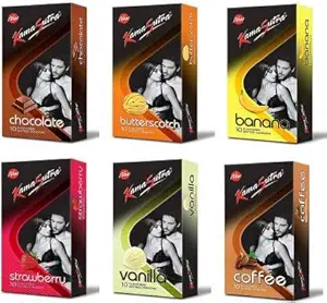 Kama Sutra delicious flavour condoms combo pack(6 pack of each 3s)