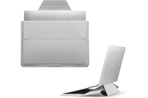 MOFT Torba na laptopa i stojak na laptopa o przekątnej ekranu 15-16", wegańska torba na laptopa z możliwością rozszerzenia miejsca, 2 regulowane kąty, kompatybilna z MacBook Air / Pro 15-16 cali,