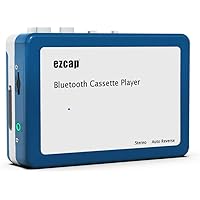 Y & H Lecteur de cassette Bluetooth portable, transmet de la musique de ruban rétro à des écouteurs ou haut-parleurs…