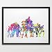 Dignovel Studios A4 Avengers watercolour illustration Art Print Kids Art Print Home Decor Movie Poster Superhero Wedding Birthday Gift Giclee Wall Decor N332-Unframed