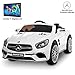 Produktbild 'Bakaji Auto elektrische Maschine für Kinder Mercedes SL65 AMG 12 V Farbe Weiß mit Scheinwerfer LED, LCD TV Monitor 4 MP3 und MP4, Fernbedienung Parental Control, Zündschlüssel, digitales Display, realistischen Geräuschen, und Ladegerät