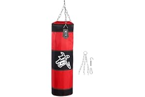 MAGT Punch Sandbag Sacco da Boxe Punch Bag, 80 cm Heavy Bag in Tela per Allenamento Fitness e Sport