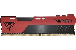 Patriot Memory Viper Elite II DDR4 4000 16GB (1x16GB) C20 Modulo di Memoria Gaming RAM XMP 2.0 Nero/Rosso