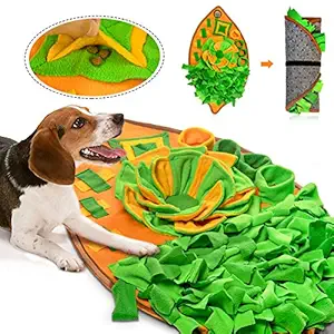 AWOOF Snuffle Mat for Dogs, Dog Nosework Feeding Mat, Pet Interactive Dog Puzzle Toys Encourages Natural Foraging Skills for Training and Stress Relief