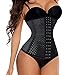 Produktbild DODOING Damen Korsett Corsage Waist Trainer Cincher Body Tailenmieder Bauchweggürtel Unterbrustkorsett Korsage Shapewear 28cm/11inch