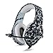 Produktbild MAGAI Gaming Headset Camo Bass Surround Geräuschunterdrückung USB Wired Kopfhörer mit Mikrofon für PC, Xbox One, PS4 (Color : Camo Gray)