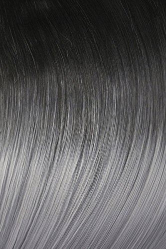 Neverland Beauty 7 Tressen Haarverlangerung Glatt Clip In Ombre Extensions Haarverdichtung Licht Auburn Naturliche Schwarz Silbergrau … - 3