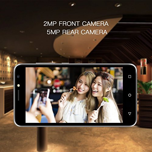 Telephone Portable Debloqu    G One Smartphone 4G    cran   5 Pouces - 8 Go - Android 7 0 - Double SIM - 2200 mAh Batterie - 5 0MP Appareil Photo  - Noir