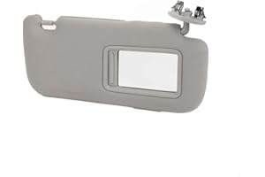 NCTPICLC Alette Parasole Per Toyota Per Auris Per Corolla 2007-2010 2011 2012 2013 Visiera Parasole Per Interni Auto Con Parasole A Specchio Lato Sinistro Destro Visiera Per Auto(Grey Right)