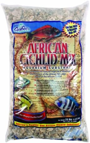 CaribSea Aquatics African Cichlid Mix Sand, 20-Pound, Rift Lake Authentic
