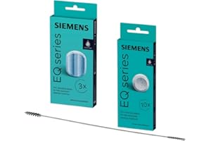 Siemens zestaw do pielęgnacji serii EQ - tabletki odkamieniające TZ80002 i tabletki czyszczące TZ80001