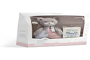 Mustela Musti Pack Eau de Toilette sans Alcool + Ourson, 50 ml, 1 Unité Coloris aléatoire