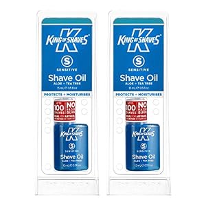 King Of Shaves Sensitive Shaving Oil For Men, For A Close and Comfortable Shave, Suitable for All Skin Types 15ml TWIN… - Image 5