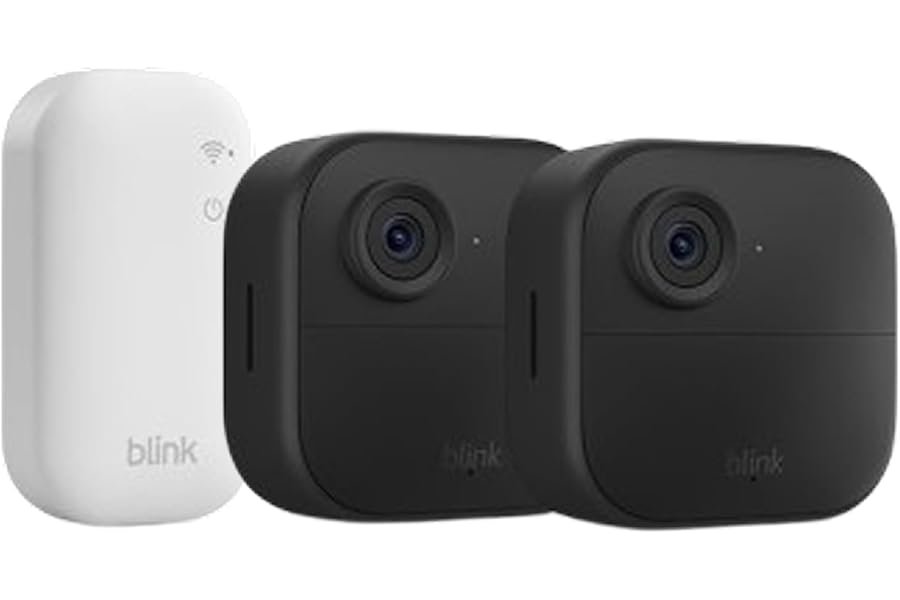 Blink-Kamera Outdoor 4 | Kabellose intelligente HD-Sicherheitskamera, zwei Jahre Batterielaufzeit, f
