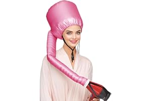 PNPGDYK Casco per Asciugacapelli, Caschi per Asciugatura,Bonnet Casco per Asciugacapelli con Elastico per Attacco Phon,Casco Riscaldata Per La Profondo Cura Dei Capelli,per Asciugatura Capelli Ricci