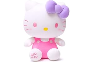 FYDZBSL 20cm Hello Kitty Peluche Giocattoli Hello Kitty Soft Animal Ripiene Bambola Giocattoli di Peluche Carino Cartoni Bambole Bambini Compleanno Giocattoli Regali per Ragazzi Ragazze (Pink kt)