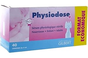 Laboratoires Gilbert Physiodose Sterile Physiological Serum 40 Single Doses