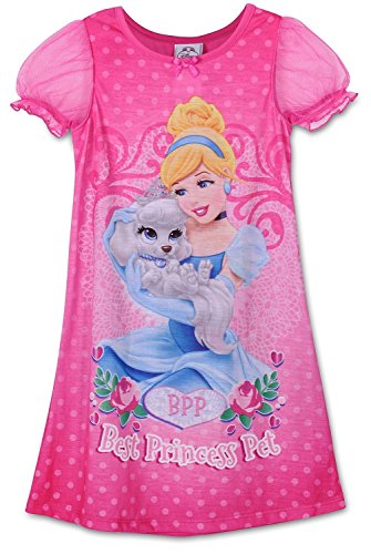 Disney Little Girls Cinderella Palace Pets Gown, Pink, 4T