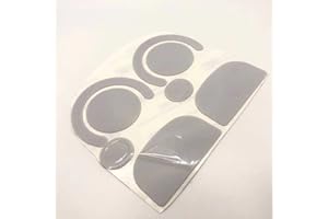 PZZIFA, 2 juegos de patines de ratón para Logitech G Pro X Superlight inalámbrico GPW juego pies de repuesto (0,7 mm, almohadillas deslizantes, gris)