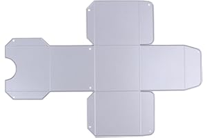 AMAZINGDEAL365 Scrapbooking dies de decoupe Boîte cadeau carré Candy Cutting Dies pochoirs Matrices de découpe Bricolage Album papier carte Craft