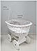 Babymajawelt® Cot "Stars/Stars 10 parts, Cradle with Bedding (Grey)