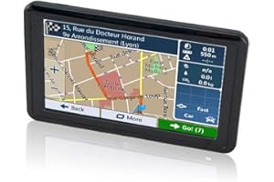 SPORTULI 5" 8GB Sat Nav Car Truck HGV GPS Navigation System Free POI UK EU Maps Speedcam Updates