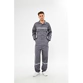 Orange Safety Gri B&uuml;t&uuml;n İş Tulumu 12/16 Gabardin