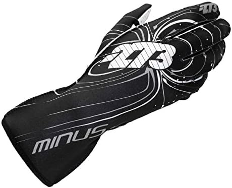 Minus 273 Kart Zero Racing Karting Gloves Black / White 3XS