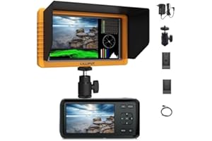 Lilliput Camera Monitor 4K 5.5 Inch Q5 1920 x 1080 Full HD Supports SDI and HDMI Signal Cross Conversion Waveform Vector Scope Field Video Assist with Power Adapter