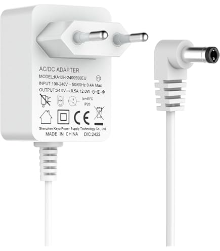 TOP CHARGEUR Adattatore Alimentatore 12V Per Trasmettitore Sony TMR-RF840R - Cavo 120cm, Spina Europea - 2