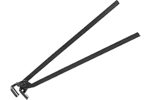 BONBO Quick Blacksmith Railroad Spike Tongs, RR Spike Head Tongs for Holding Railroad Spikes, About 15 Inches Total Long