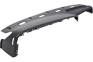 ECOTRIC Dash Panel Cover Compatible with Dodge Ram 1500 2500 3500 Dashboard Grey Replacement for 5EY72RC8