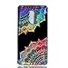 Produktbild Xiaomi Redmi Note 4X (5.5 Zoll) Hülle, Hozor TPU Schwarz Schutzhülle Kratzfeste Buntes Plating Reflektierend Muster Handy Hülle Weiche Silikon Bumper Case Rückseite Cover Tasche - Diagonale Blume