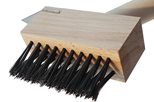 Fugenkratzer „Fugefix“, 130 cm mit Bürste, Stiel und 2x Ersatz-Fugenblech - 3