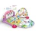 Produktbild 4-in-1-Spielmatte für Kick & Play Piano Gym,Mädchen Baby Gym,Spielmatte mit Musik, Spielmatte, weiche Spielzeug, Rassel, Licht & Sound für Kleinkinder, Neugeborene, Kick- und Spielmatte 0-36M, Rosa